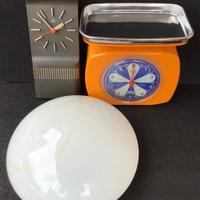 Set anni 60/70 bilancia orologio