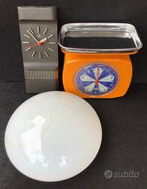 Set anni 60/70 bilancia orologio