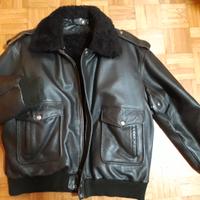 giubbino di pelle modello aviatore 