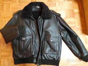 giubbino di pelle modello aviatore 