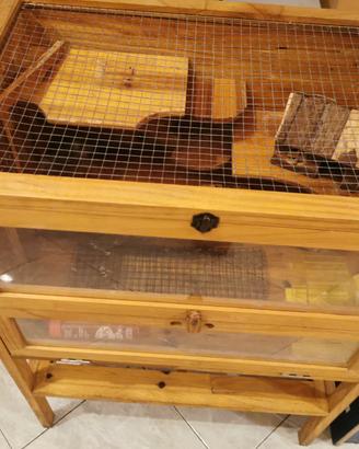 gabbia Criceti in legno 