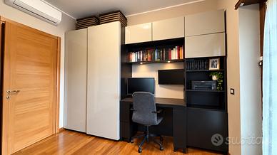 Parete attrezzata IKEA BESTÅ / PAX  letto doppio