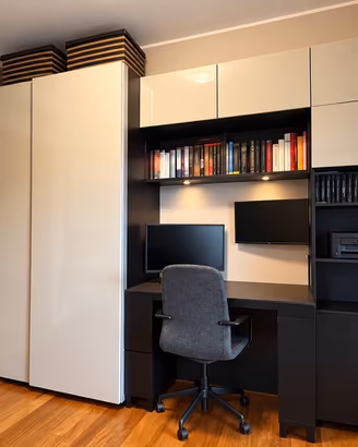 Parete attrezzata IKEA BESTÅ / PAX  letto doppio