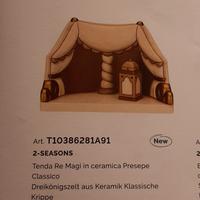 THUN ,NOVITÀ 3 PEZZI del PRESEPE 