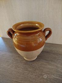 vaso da confit francese in terracotta