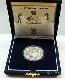 ITALIA 1990 - ARGENTO 500 LIRE - SCOPERTA AMERICA