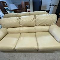 Divano in pelle tre posti S 3641