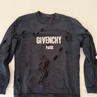 FELPA GIVENCHY NERA, ORIGINALE, TAGLIA L