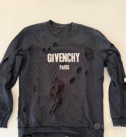 FELPA GIVENCHY NERA, ORIGINALE, TAGLIA L