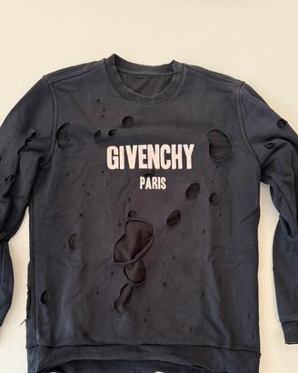 FELPA GIVENCHY NERA, ORIGINALE, TAGLIA L