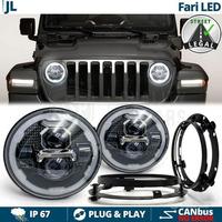 FARI Full LED Per JEEP WRANGLER JL Angel OMOLOGATI