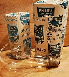 Lotto lampade Phillips vintage