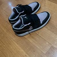 Air Jordan 1 Low Scarpe Nero Rosa Taglia 44