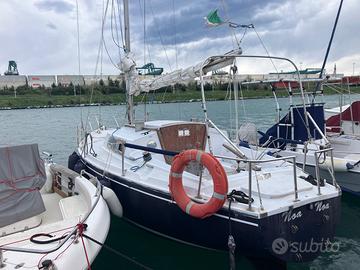 Barca a vela in condivisione