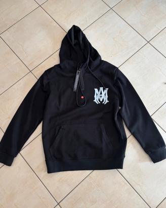 Felpa nera con logo