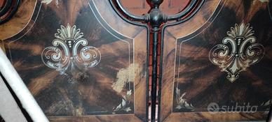 testata letto antica