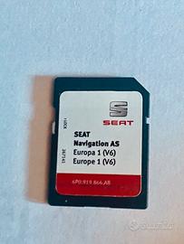 Scheda sd  navigatore sat EU seat leon  dal 2015