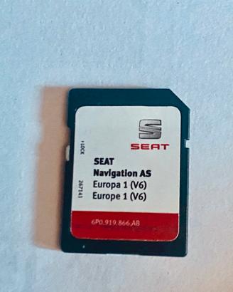 Scheda sd  navigatore sat EU seat leon  dal 2015