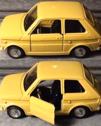 2 Mebetoys Fiat 126 Vintage ’70
