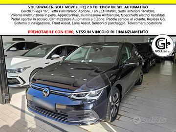 Volkswagen Golf TDI MOVE LIFE C.16 Tetto Led Matri
