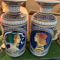 vasi gemelli in ceramica di vietri