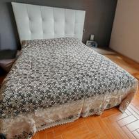 copriletto matrimoniale in filet 