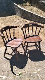 sedie stile country 