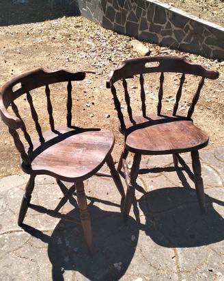 sedie stile country 