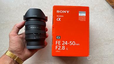 Sony 24-50 f2.8 lente full frame