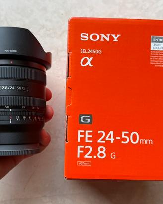 Sony 24-50 f2.8 lente full frame