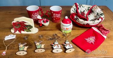 Natale, oggetti da collezione tazze lotto