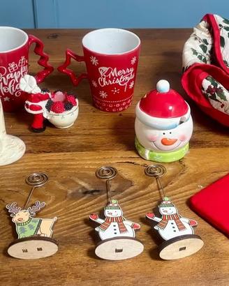 Natale, oggetti da collezione tazze lotto