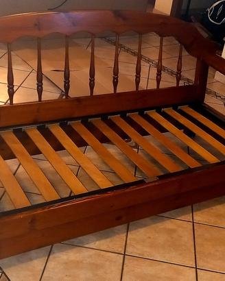 struttura legno divano rustico