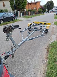 Carrello portabarca Sacar 1870 kg revisionato