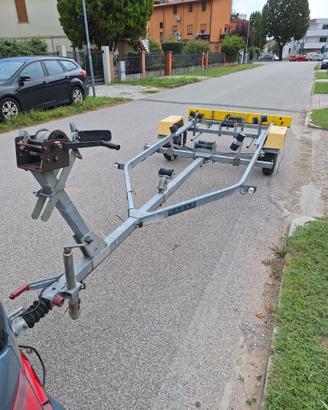 Carrello portabarca Sacar 1870 kg revisionato