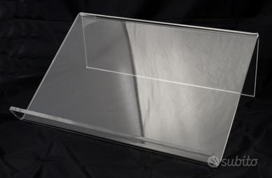Leggìo in plexiglass trasparente da tavolo