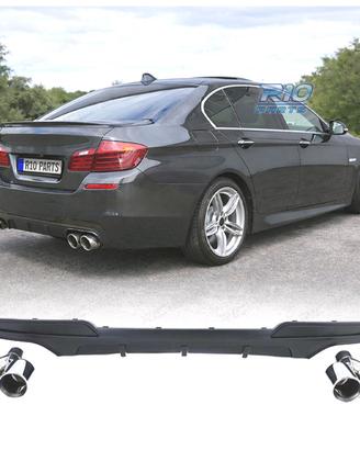 DIFFUSORE BMW F10 F11 LOOK M PERFORMANCE + TERMINA