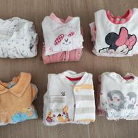 Abbigliamento neonata 0/1 mese 58 pezzi