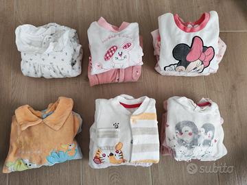 Abbigliamento neonata 0/1 mese 58 pezzi