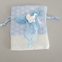 Sacchettini portaconfetti per battesimo bambino