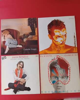 Lotto di LP in vinile anni 80.