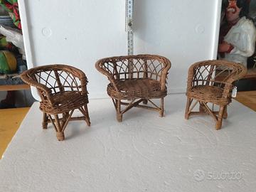 Miniatura casa delle bambole o presepe 