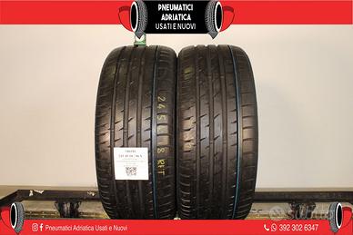 2 Gomme 245 45 R 18 Continental al 87% SPED GRATIS