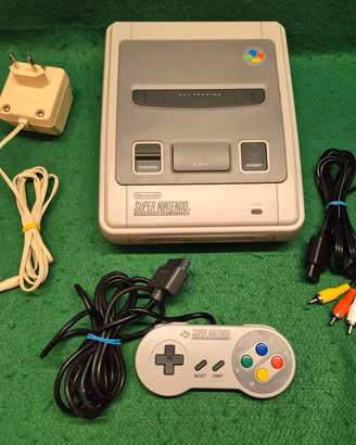 Console SNES SUPER NINTENDO model SNSP001A PAL