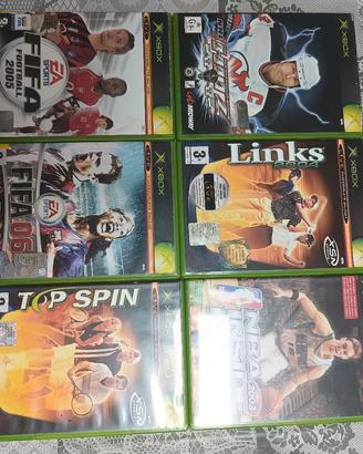 Lotto Videogiochi Sportivi Xbox prima generazione 