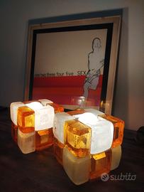 Lampade abat jour anni 60 poliarte Albano Poli