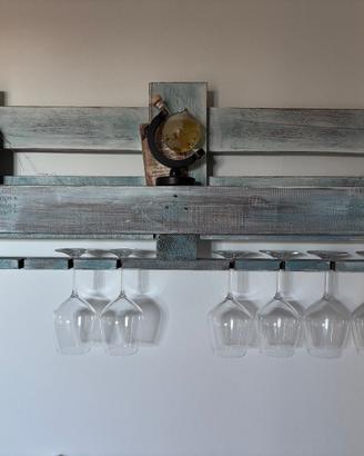 Portacalici e portabottiglie artigianale