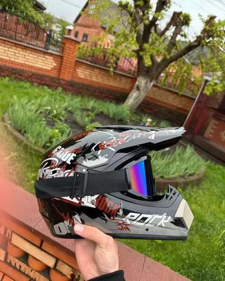 Casco Cross Bambini Moto Downhill - Nuovo Taglia S