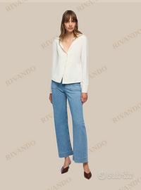 Wide-leg jeans with patch pockets · 38IT