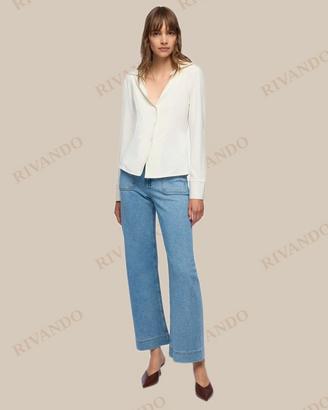 Wide-leg jeans with patch pockets · 38IT